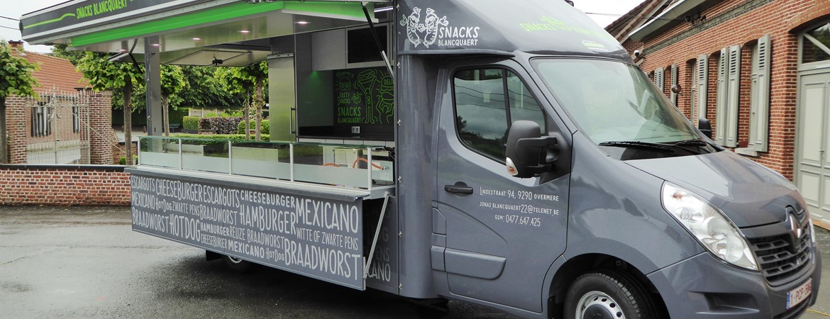 Hotdogs und Hamburgers Snacks Blancquert