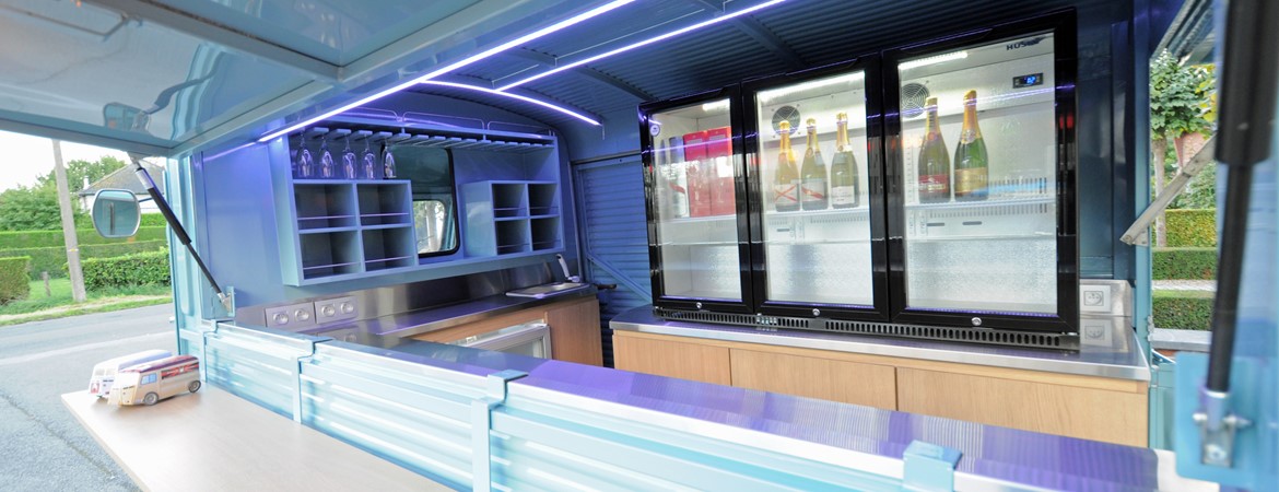 Mobile champagne bar Citroën HY